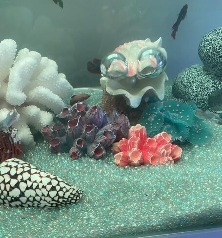 Purple Aquarium Coral Decor Artificial Coral Ornaments Aquarium Coral Decor for Fish Tank (Small Purple 1) in Kuwait