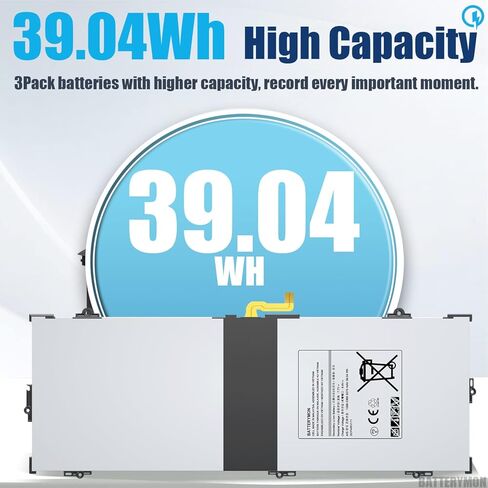 بطارية EB-BW720ABA ChromeBook لجهاز Samsung ChromeBook 4 4+ XE310XBA XE350XBA ChromeBook Plus V2 XE520QAB XE521QAB، Galaxy Book 12 SM-W720 SM-W723 ChromeBook LTE 12.2 بوصة XE525QBB كمبيوتر محمول BA43-00390A in Kuwait