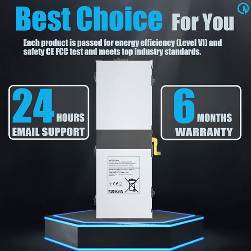 بطارية EB-BW720ABA ChromeBook لجهاز Samsung ChromeBook 4 4+ XE310XBA XE350XBA ChromeBook Plus V2 XE520QAB XE521QAB، Galaxy Book 12 SM-W720 SM-W723 ChromeBook LTE 12.2 بوصة XE525QBB كمبيوتر محمول BA43-00390A in Kuwait