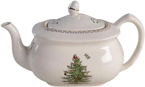 Spode Christmas Tree Gold Collection Rice Bowl, Measured at 6", Use for Soup, Frozen Meals, Stews, and Sticky Rice Dinners, Made of Earthenware, Dishwasher and Microwave Safe in Saudi Arabia