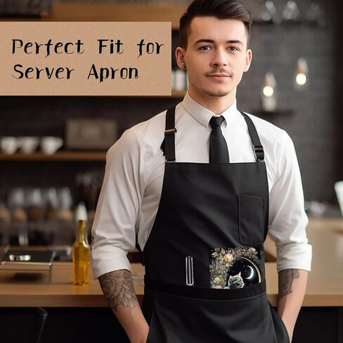 Server Book for Waitress,Leather Waitress Book Organizer with Zipper Pocket Waiter Book Server Wallet Fit Server Apron and Guest Check Books for Servers Waitress Notepad,Cute Green Sea Turtles in Kuwait