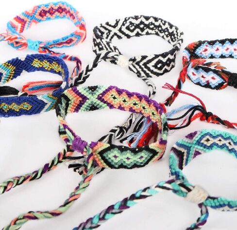 خيط تطريز مايدير، خيط تطريز من القطن الخالص، سوار الصداقة، خيط غرز متقاطعة لحرف التطريز اليدوية، طقم خيط تطريز يدوي الصنع (قطن مصري-100) in Kuwait