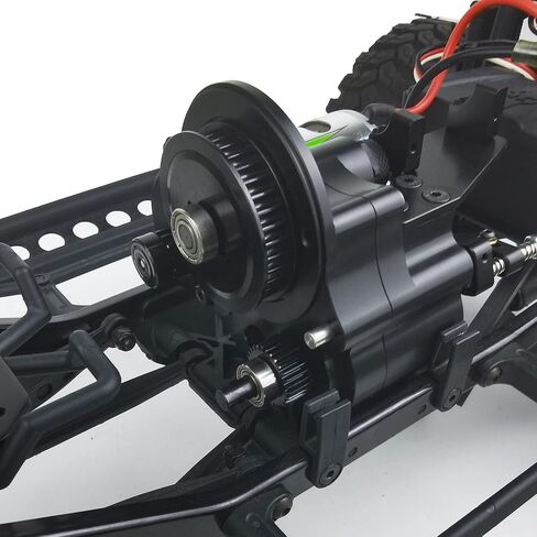 MORLORDY RC Complete Belt Assembled Reversed Two Speed Transmission Gearbox for 1/10 RC Crawler Car Axial SCX10 90027 Wraith 90048 Upgrades in Saudi Arabia