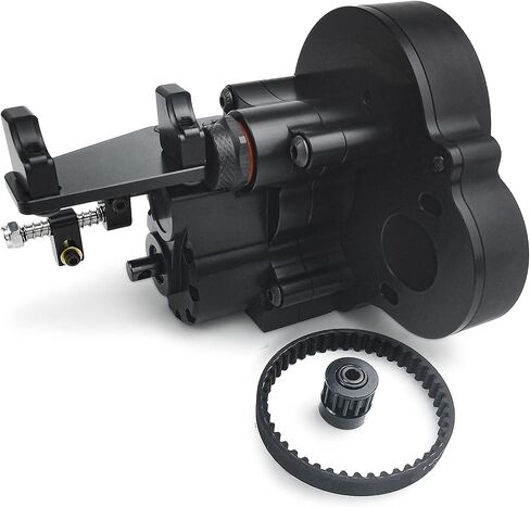 MORLORDY RC Complete Belt Assembled Reversed Two Speed Transmission Gearbox for 1/10 RC Crawler Car Axial SCX10 90027 Wraith 90048 Upgrades in Saudi Arabia