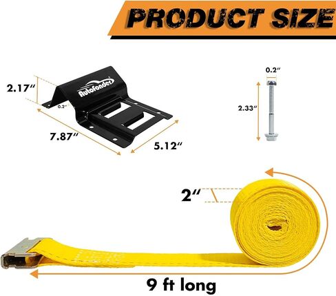 Car Tie Down Straps for Trailers - 4 Pack Car Hauler Straps, 2" X 120" Trailer Straps, 10,000lb Break Strength Tire Straps for A Car Trailer,Truck,Utv Tie Down Straps Over The Wheel Straps,Car Straps in Saudi Arabia