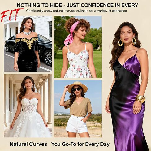 Adhesive Strapless Bra for Women Sticky Invisible Push up Silicone Bra for Backless Dress Upgraded Clasp Bras in Saudi Arabia