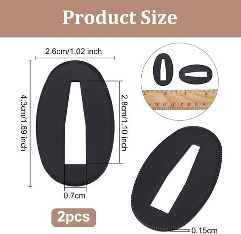OLYCRAFT 2Pcs Brass Sword Seppa Spacer for Japanese Samurai Swords Replacement 1.7x1 Inch Black Plain Oval Brass Samurai Sword Washers for Japanese Katana Maintenance Accessories in Saudi Arabia