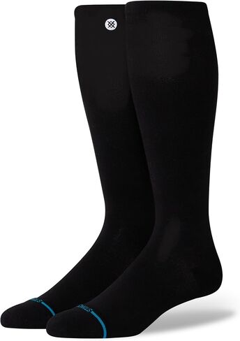 مجموعة جوارب Stance للجنسين Icon Compression OTC - أسود وأزرق بحري، كبير (زوجان، فوق ربلة الساق) in Saudi Arabia