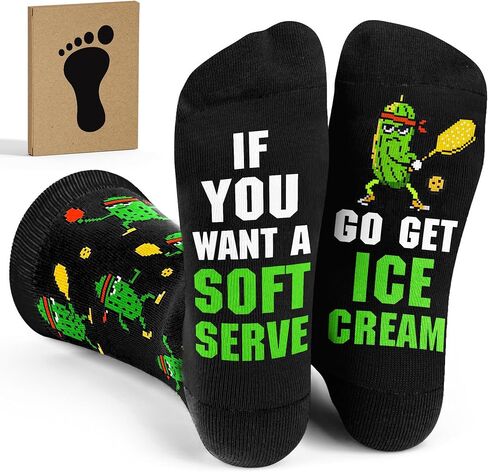Mens Stocking Stuffers Christmas Socks - Pickleball Gifts for Women & Men, Funny Socks, Outdoor Sport Accessories, Gifts for Pickleball Lovers, Sport Gear & Stocking Stuffers in Saudi Arabia