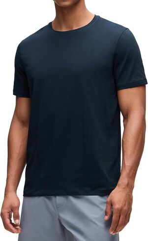CRZ Yoga Mens Cotton-Slend Short Sleeve Tops Tops Moisture Wicking Wickout Athletic Lightweight Love T-Shirt T-Shirt in Saudi Arabia