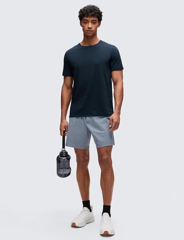 CRZ Yoga Mens Cotton-Slend Short Sleeve Tops Tops Moisture Wicking Wickout Athletic Lightweight Love T-Shirt T-Shirt in Saudi Arabia