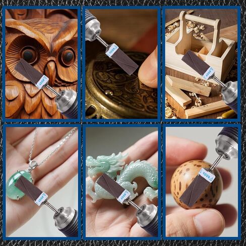 12pcs 400-2000 Grit Sanding Drums for Dremel Rotary Tool, Rotary Tool Bits Sander Set Bands Mandrels for Wood Plastic Metal Grinding Polishing in Saudi Arabia
