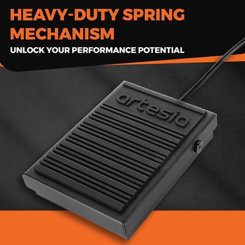 Artesia AP-EX Universal Expression Pedal with Polarity Switch and Non-Slip Surface for Keyboards,MIDI Controllers, Synthesizers, and Guitar Effects Pedals in Saudi Arabia