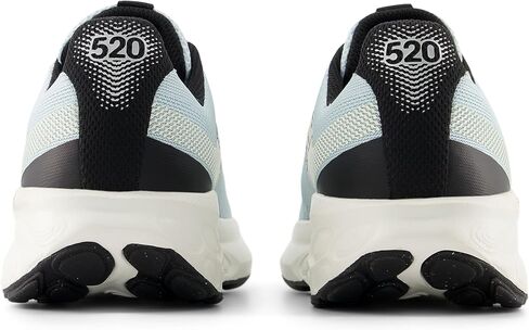 New Balance Women's Fresh Foam 520 V9 Running Shoe, Frosted Glass/Black/Silver Metallic, 7 Wide in Saudi Arabia