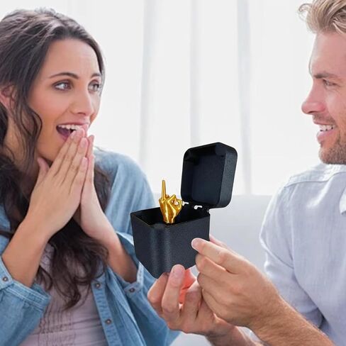 Middle Finger Prank Box – Funny Surprise Gift for Adults, Hilarious Gag Gift for Men & Women, Pop-Up Middle Finger for Birthday, Party & Christmas (G) in Saudi Arabia