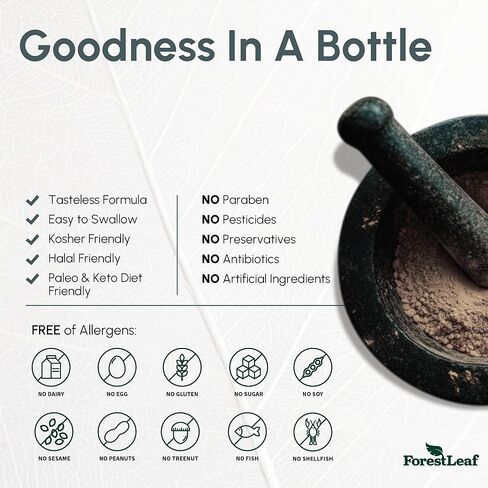 Pure Magnesium Glycinate 400mg Serving - High Absorption Magnesium Glycinate - Mag Bisglycinate for Stress, Bones, Muscles, Nerves, Relaxation & Heart Healt - 90 Capsules in Kuwait