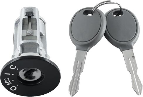 Compatible with Chevy Malibu 2004-2012, Pontiac G6 2005-2010, Saturn Aura 2007-2009 Ignition Switch Lock Cylinder Assembly with 2 Chip Keys with On-Board Programming 84663295 in Saudi Arabia