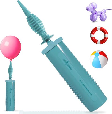 by DECOCHAMP Deco Pump - 2-Way Dual Action Hand Pump Manual Balloon Inflator Portable Air Pump for Balloons in Kuwait