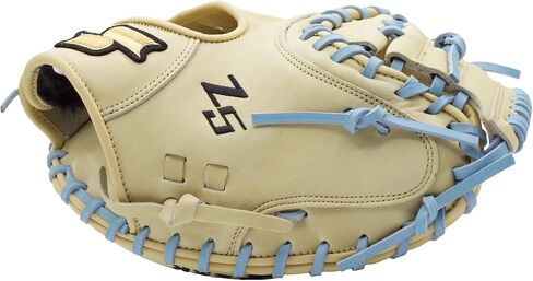 قفاز صائد البيسبول SSK Z5 Craftsman - 32.5 بوصة - 33 بوصة - 33.5 بوصة - رمي اليد اليمنى واليسرى (الجمل/كولومبيا، 33 بوصة - رمي اليد اليمنى) in Saudi Arabia