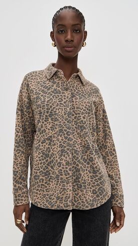 Z SUPPLY Women's All Day Leopard Jacket in Saudi Arabia