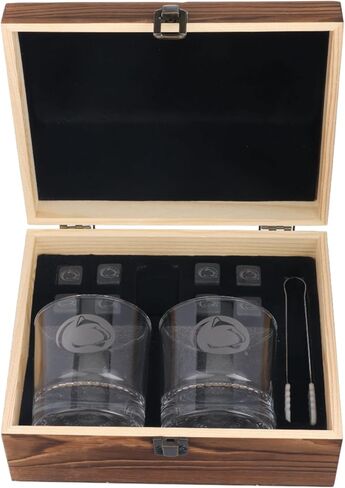 The Memory Company | Licensed NCAA Giftable Team Glass Set with Cubes in Saudi Arabia