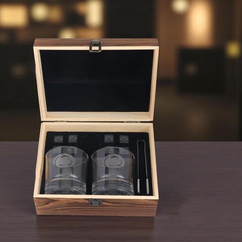 The Memory Company | Licensed NCAA Giftable Team Glass Set with Cubes in Saudi Arabia