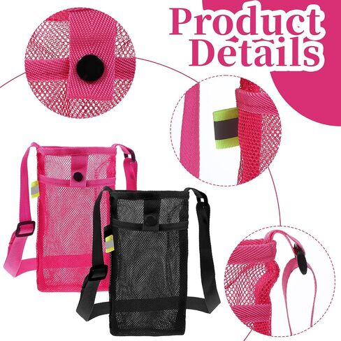 2 PCS Water Bottle Holder with Strap, Water Bottle Carrier with Strap, Light Bottles Sling Bag for Hiking, Walking, Camping, Travel in Saudi Arabia