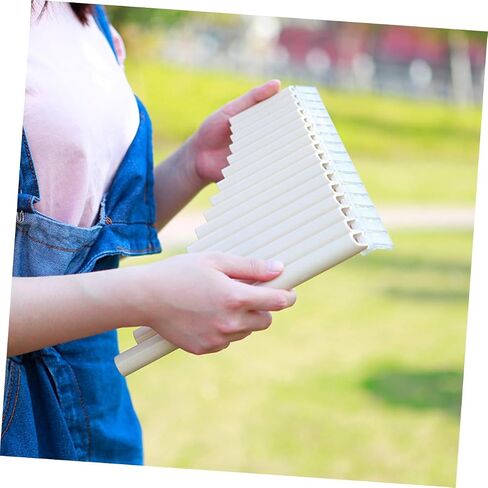 Key Pan Flute in C Key for Beginners with Fixed-angle Design Portable Woodwind Instrument with Music Book and Storage Bag for Learning and Teaching in Saudi Arabia