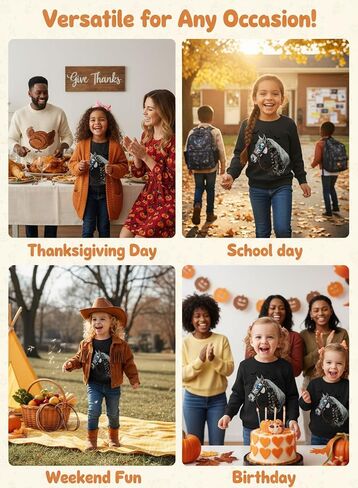 Toddler Girl Halloween Western Sweatshirt - Kids Spooky Season Horse Skeleton Tee Country Top Rodeo Cowgirl Shirt in Saudi Arabia