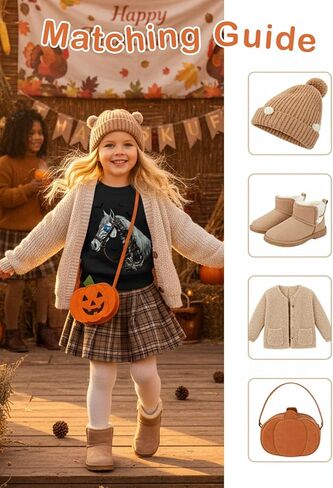 Toddler Girl Halloween Western Sweatshirt - Kids Spooky Season Horse Skeleton Tee Country Top Rodeo Cowgirl Shirt in Saudi Arabia