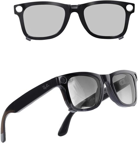 Polarized Clip For Ray-Ban Meta Wayfarer RW4008 Size L 53-22,Polarized lenses for Rayban Meta Accessories in Saudi Arabia