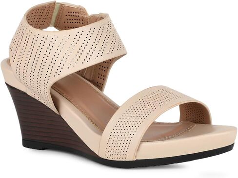 Bata Women's Pisa 2.0 Wedge Espadrilles Sandals | كعب منصة مريح منصة | وسادة وخفيفة الوزن النزلة الوحيدة على | شقة كل يوم أنيقة للعمل ، والمكتب ، والسفر ، وارتداء الطقس في الهواء الطلق والدافئ in Kuwait
