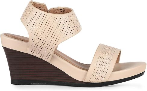 Bata Women's Pisa 2.0 Wedge Espadrilles Sandals | كعب منصة مريح منصة | وسادة وخفيفة الوزن النزلة الوحيدة على | شقة كل يوم أنيقة للعمل ، والمكتب ، والسفر ، وارتداء الطقس في الهواء الطلق والدافئ in Kuwait