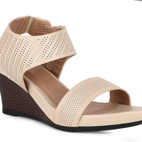 Bata Women's Pisa 2.0 Wedge Espadrilles Sandals | كعب منصة مريح منصة | وسادة وخفيفة الوزن النزلة الوحيدة على | شقة كل يوم أنيقة للعمل ، والمكتب ، والسفر ، وارتداء الطقس في الهواء الطلق والدافئ in Kuwait