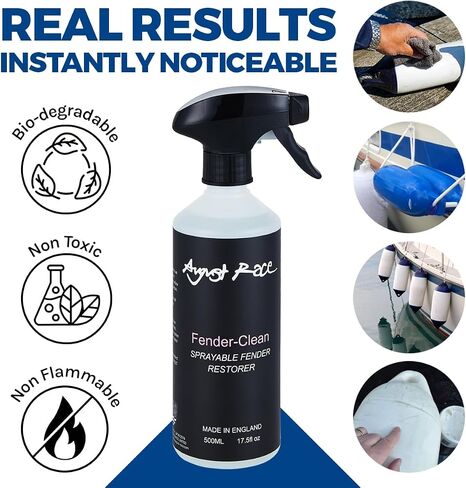Fender-Clean - Boat Vinyl Cleaner for Inflatable Boat Fenders | Marine Grade Boat Cleaning Supplies in Saudi Arabia