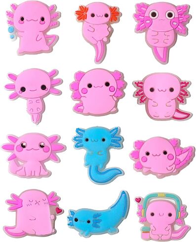 Axolotl Cow Glow في سحر أحذية Axolotl المظلم ، زخارف تسد Kawaii لطيفة ، إكسسوارات PVC متوهجة لزخارف أحذية الرغوة للبالغين ، إكسسوارات الحفلات للجنسين ، عيد ميلاد ، عيد الهالوين وعيد الميلاد in Saudi Arabia
