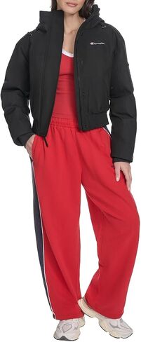 Champion womens Cropped Hooded Ski Bomber in Saudi Arabia