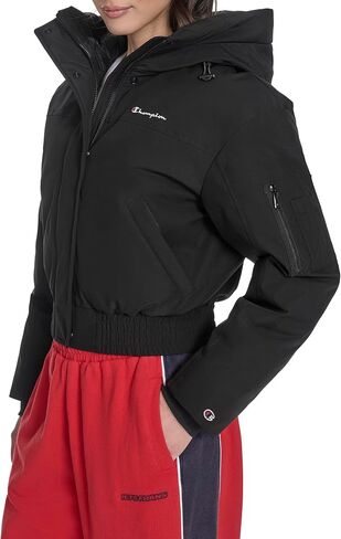 Champion womens Cropped Hooded Ski Bomber in Saudi Arabia