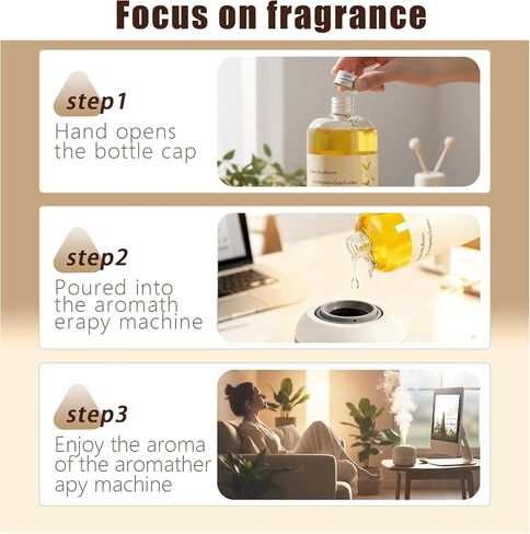 Verbena Reed Diffuser Oil Refill ， Uplifting Citrus Scent for Home, Office，Bathroom, Bedroom, Hotel Decor, Car Large Capacity Essential Oil 500ml（16.9 Fl Oz） in Saudi Arabia