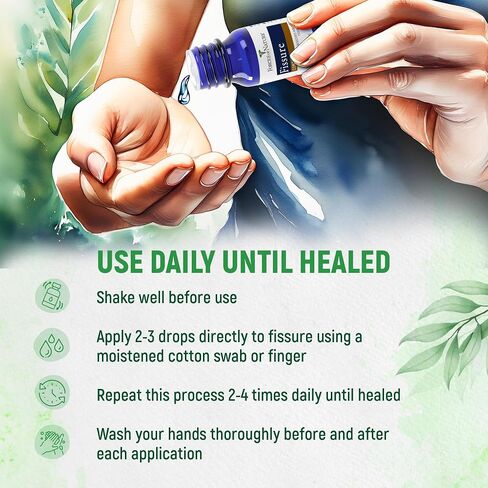 Forces of Nature – Natural, Organic Fissure Care (5ml) Non GMO, No Harmful Chemicals –Soothe and Relieve Burning, Throbbing, Stinging, Itchy, Bleeding Tissue Caused by Fissures or Hemorrhoids in Saudi Arabia