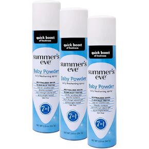 SUMMER'S EVE Feminine Deodorant Spray-Baby Powder-2 oz, 2 ct (Quantity of 4) in Saudi Arabia