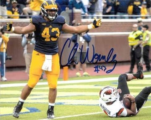 Athlon Sports CTBL-028144 Chris Wormley Signed Michigan Wolverines 8 x 10 in. Photo No.43 - Sack - Horizontal in Saudi Arabia