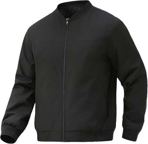 Men's Bomber Jacket Lightweight Casual Stylish Windbreaker Motorcycle Coat Chaqueta Para Hombre Spring Fall Outfits in Saudi Arabia