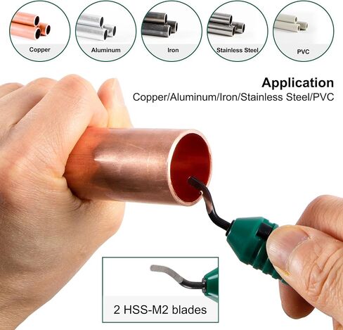 Pro Tube Cutter 3/16 "to 2 '' OD (0.6-3mm Wall) | Copper Pipe Cutter | القاطع الصناعي للسيارات النحاسية/الألومنيوم/الفولاذ المقاوم للصدأ الرقيق HVAC (XT600616) in Kuwait