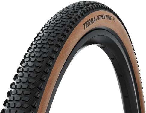 Continental Terra Adventure Tire - 700 x 45 Tubeless Folding Black / Transparent Grip Trail Casing E25 in Saudi Arabia