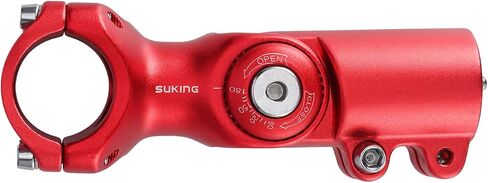 CYSKY Adjustable Bike Stem 25.4 31.8 Handlebar Adjustable 0-90 Degree 60/80/93/100mm, MTB Stem Handlebar Bike Stem Riser for Mountain Bike Road Bike City Cycling in Saudi Arabia
