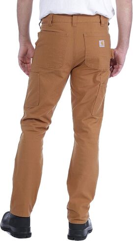 سروال Carhartt الرجالي Rugged Flex® ذو قصة مستقيمة على شكل بطة ومزدوج من الأمام in Saudi Arabia