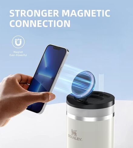 لحامل هاتف كأس ستانلي مع ملحق حامل الهاتف المغناطيسي H2.0 FlowState 40 Oz Tumbler Lids for Stanley Cup Accessor in Saudi Arabia
