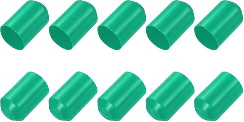 meccanixity 16pcs تقليص الحرارة قبعة نهاية 25 ملم × 50 مم لتر 2: 1 نسبة أغطية أنابيب تقليص ملصقات مقاومة للماء مختومة لكابل الأسلاك الكهربائية ، الأحمر in Kuwait