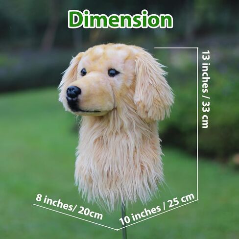 Golden Retriever Golf Club Head Covers, Dog Club Cover, Gift for Golfers & Dog Lovers Golden Retriever in Saudi Arabia